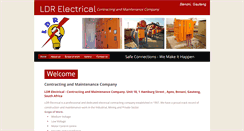 Desktop Screenshot of ldrelectrical.co.za